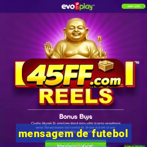 mensagem de futebol